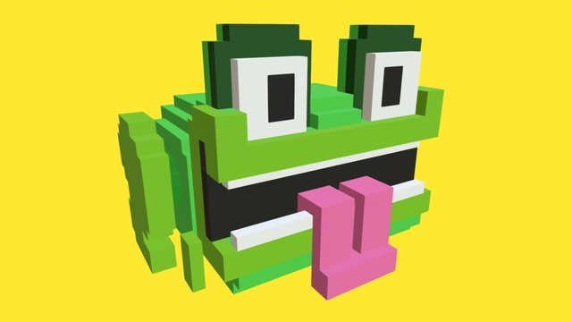 Daily Voxel #9 | Frog 3D Model