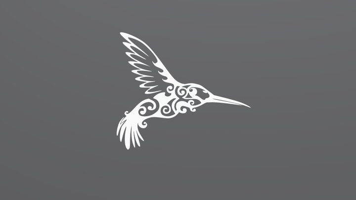 240- Colibri Tribal2 3D Model