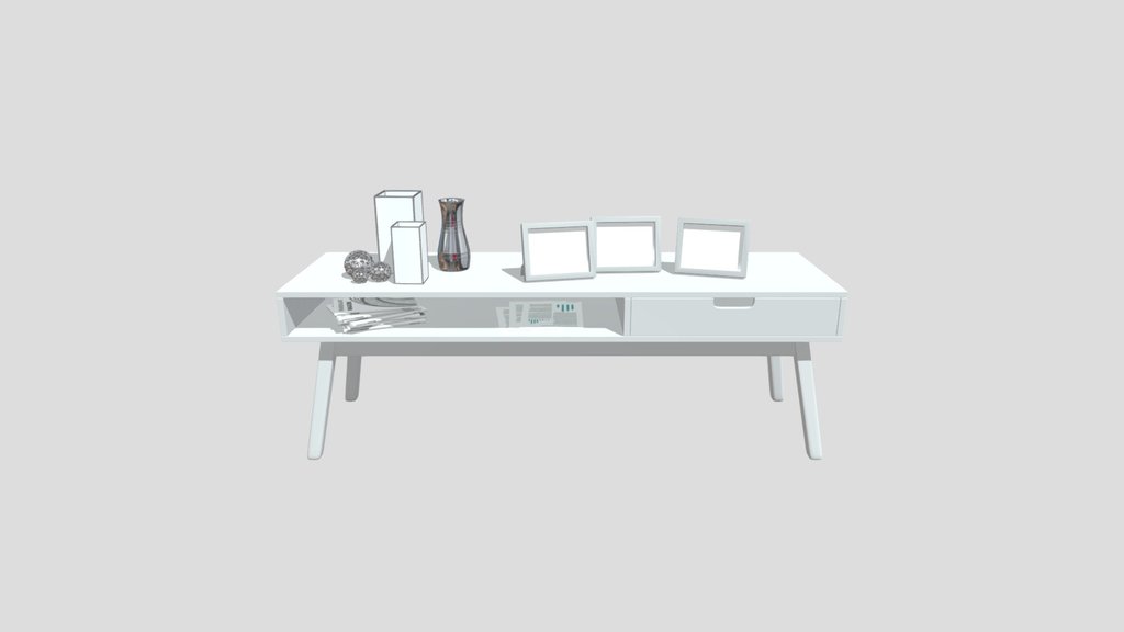 Small Shelf Or Console With Decoration