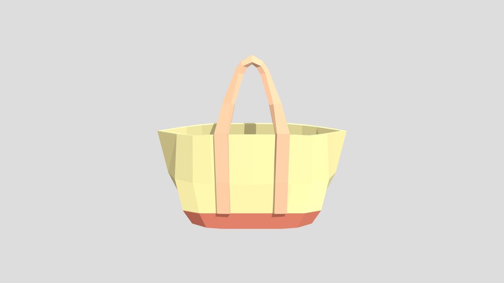 Lowpoly Beach Bag