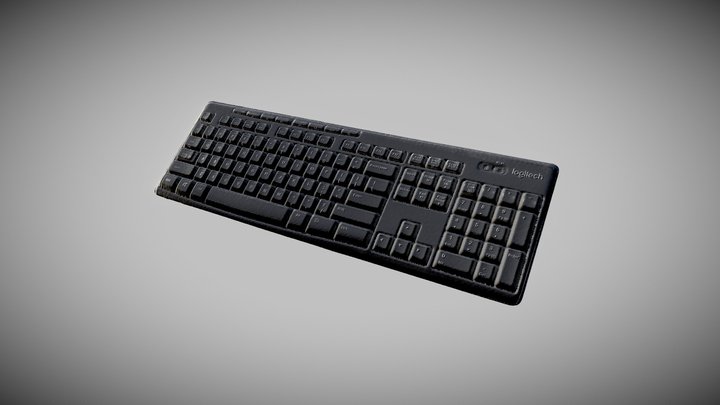 Logitech Keyboard 3D Model