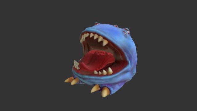 Toad Creature 3D Model