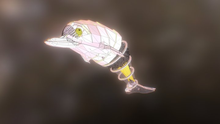 Dolphin Robot 3D Model