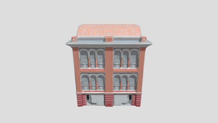 AM044-東望洋斜巷6號房屋 草圖 3D Model