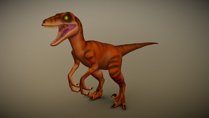 Velociraptor - The Lost World: Jurassic Park 3D Model
