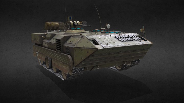 Rigged IFV 3D Model