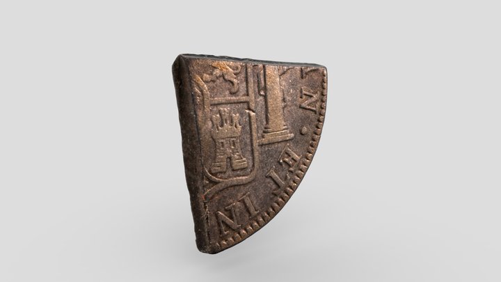 Spanish Piece Of Eight 3D Model