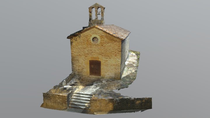 Església De Santa Susanna De Peralta 3D Model
