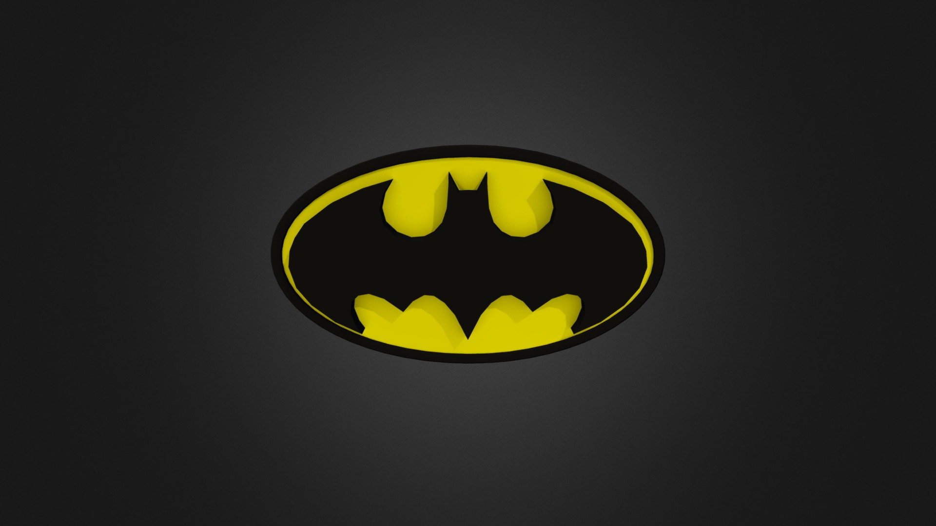 ArtStation - Batman 3D Logo