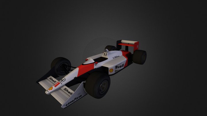 McLaren MP4/4 3D Model