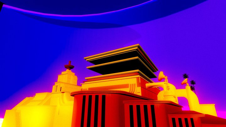 20th Century Fox Logo Base 3D Model