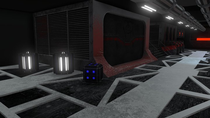 Sci Fi Enviroment 3D Model