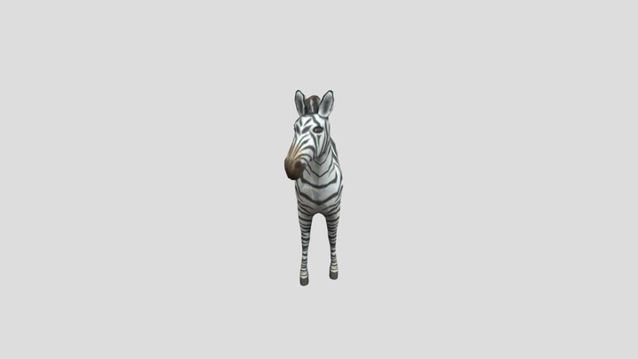 Zebra 3D Model