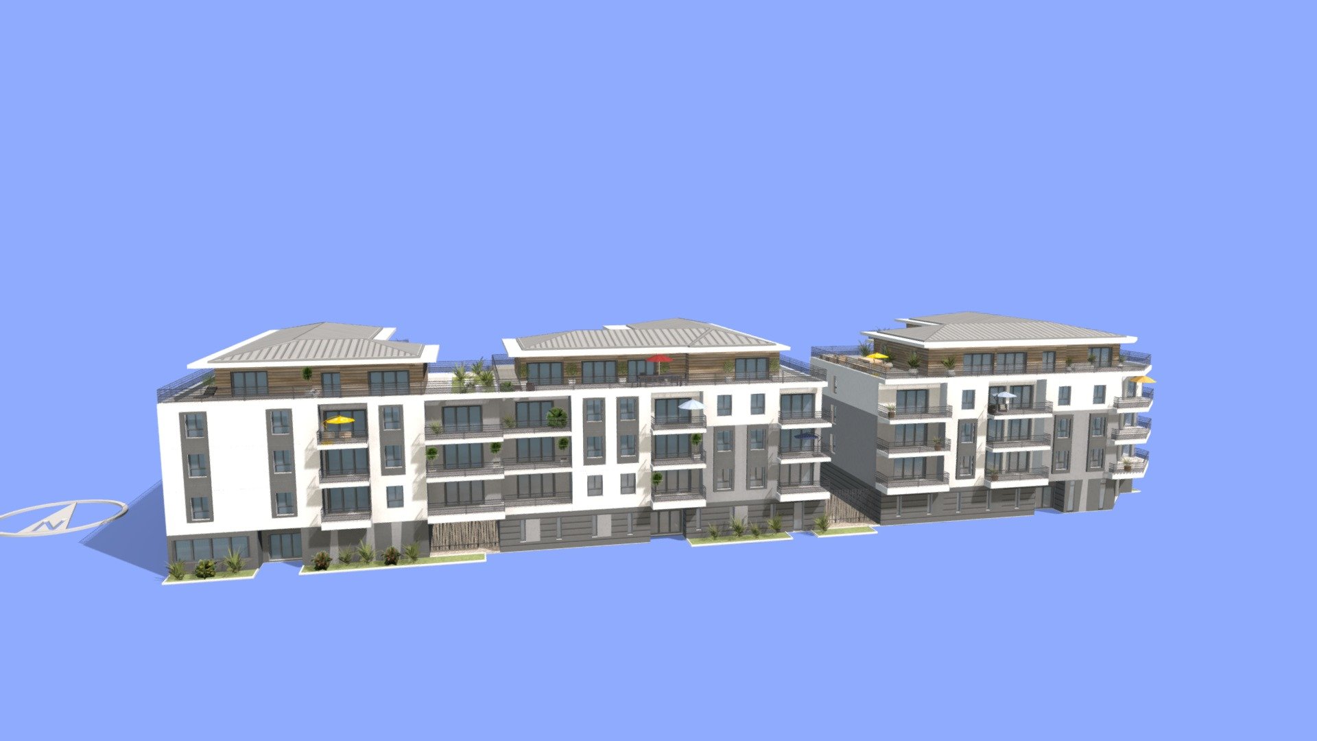 NEXITY AIXLESBAINS Rue Saint Eloi 3D model by Bien'ici (Bienici