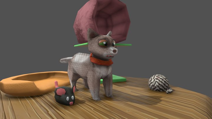 Gato 3D Model