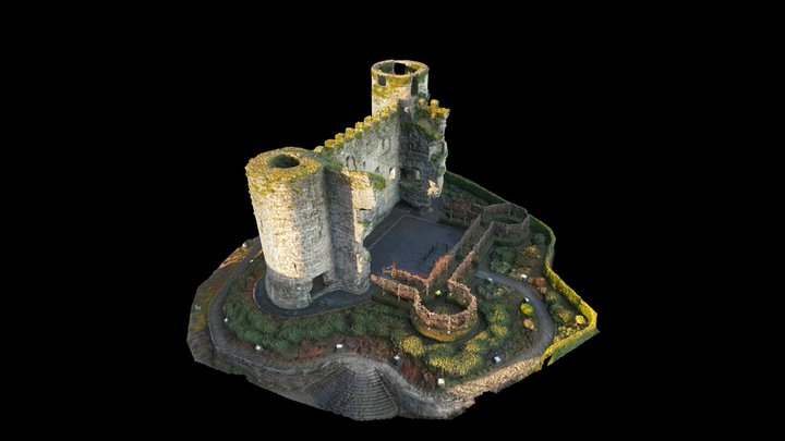 Carlow Castle 3D Scan 3D Model