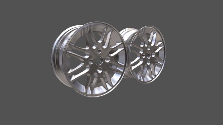 Wheel Rim 3D Model