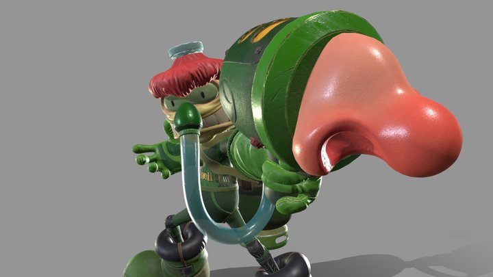 Common Cold 3D Model