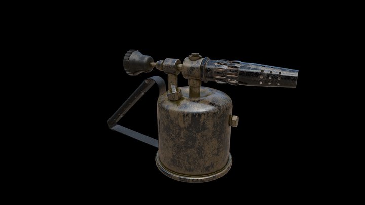 Gasoline Blowtorch 3D Model