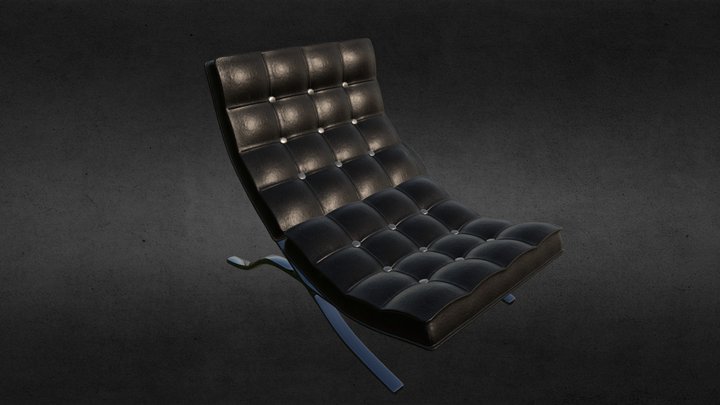 Barcelona Chair 3D Model