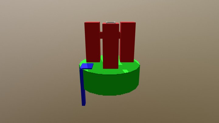 Floating Island Detailed 3D Model