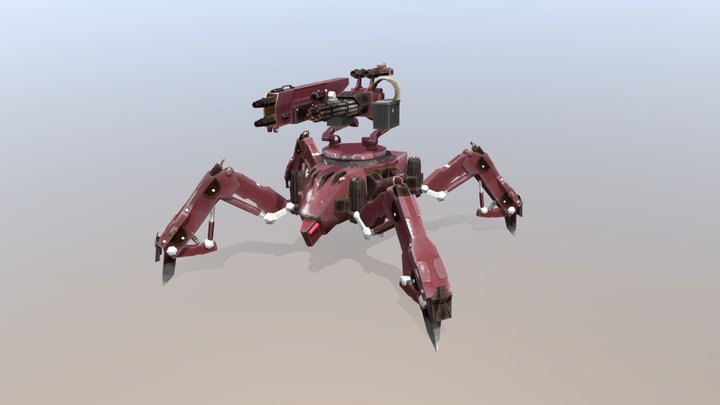 Spider Robot 3D Model