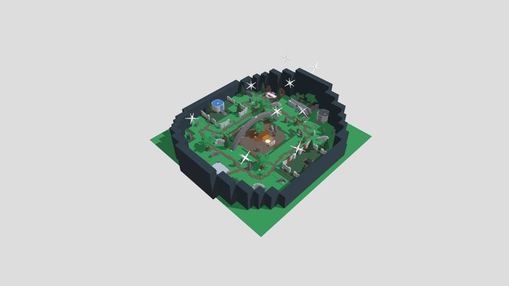 Planet Voss 3D Model
