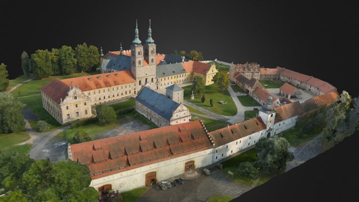 Klášter Teplá 3D Model