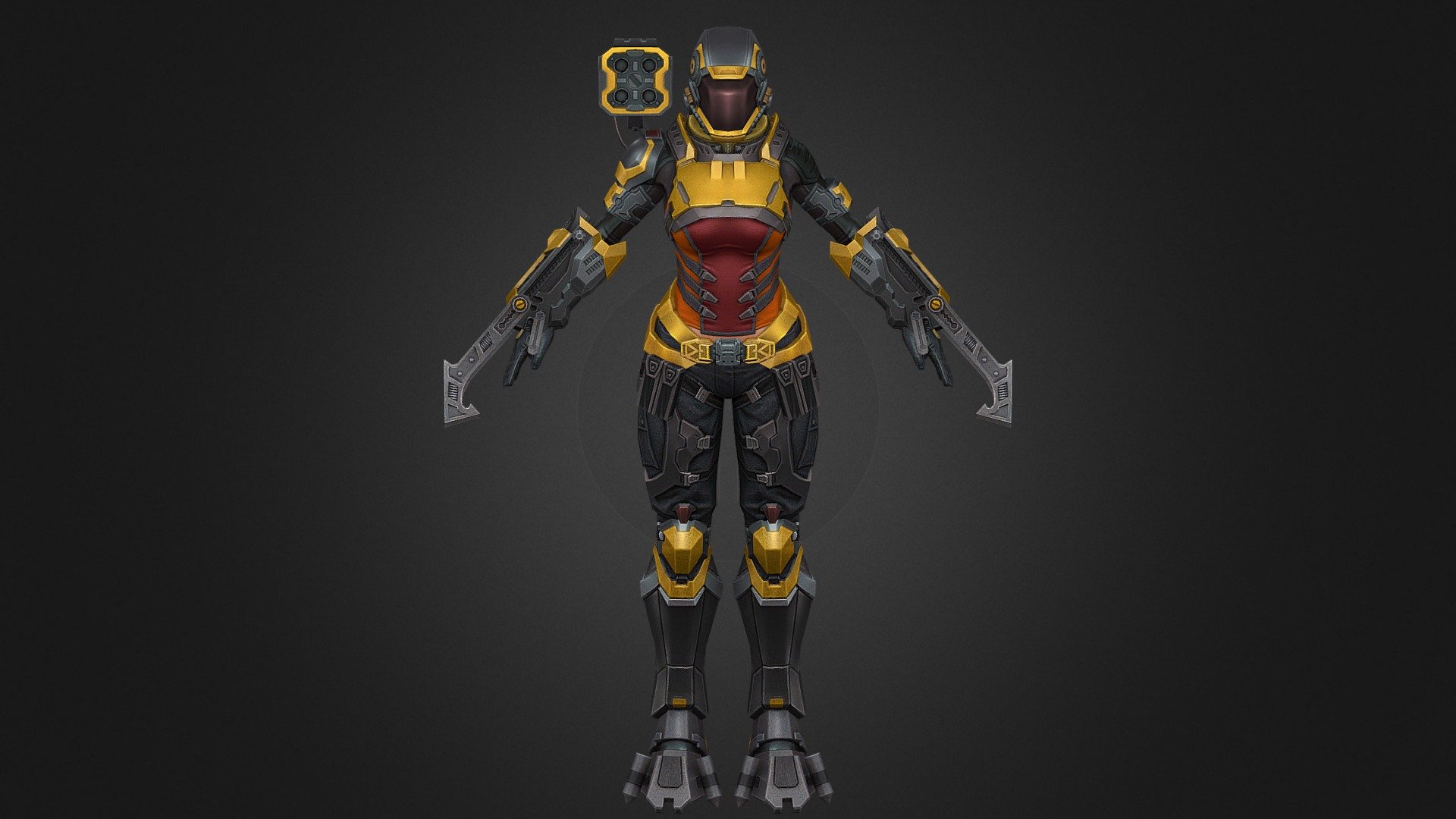 Caracin Armed Wolf - 3D model by Dimac [6e4e332] - Sketchfab