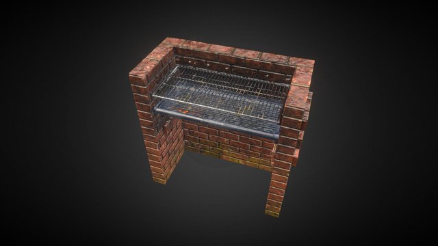 Barbecue Pit (GAU Modeling Challenge) 3D Model
