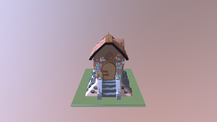 Cartoon house 3D Model