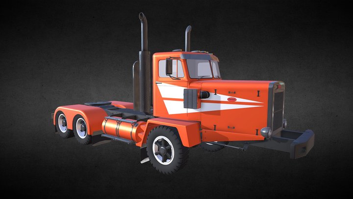 Peterbilt 346 Tractor 3D Model