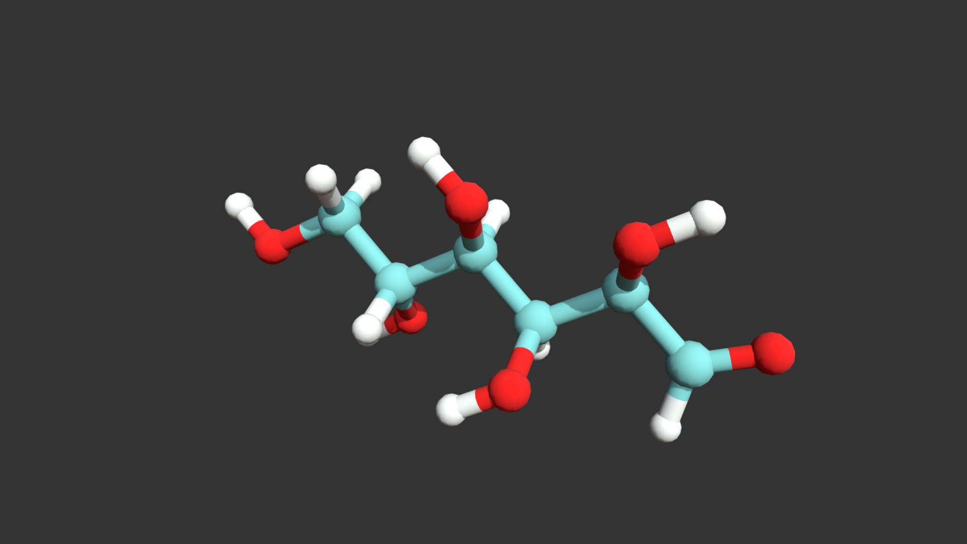 3D model Glucose molecule - This is a 3D model of the Glucose molecule. The 3D model is about a few toy figures.