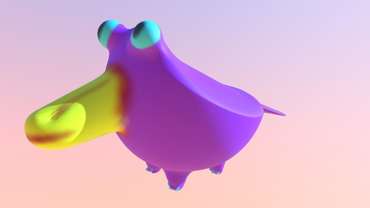 Platypus Grrrrr 3D Model