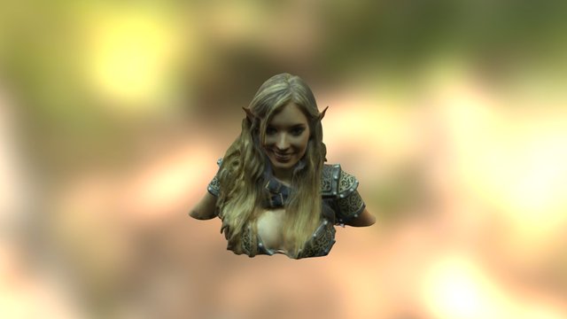 Amy Wilder Elf Cosplay SDCC 3D Model