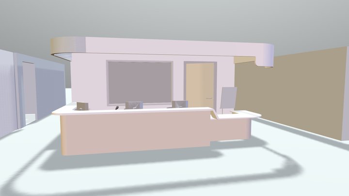 Bureau Final Fbx 3D Model