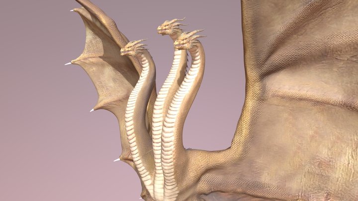 King Ghidorah 3D Model