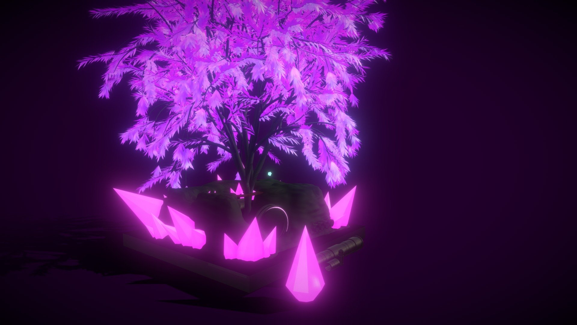 Crystal Tree 3D model by smithb6 [6e52c45] Sketchfab