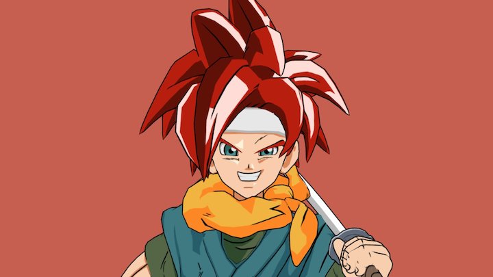 "Chrono Trigger" - Crono 3D Model