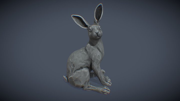 Bunny Sculpt 3D Model