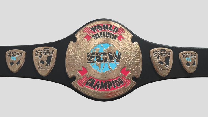 ECW - WORLD TELEVISION CHAMPION BELT – Modello 3D gratuito STL