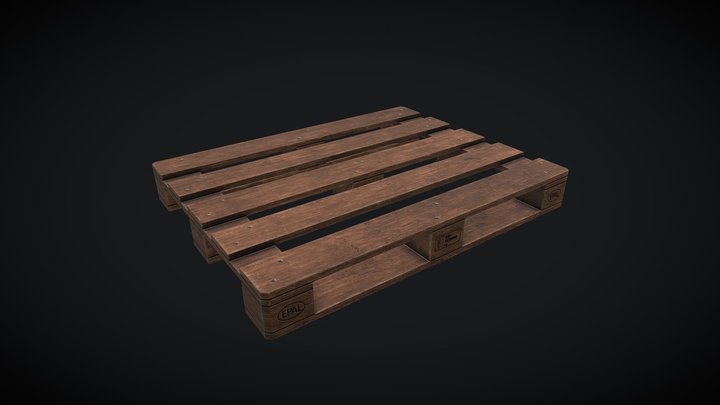 Wood pallet – Modello 3D gratuito STL