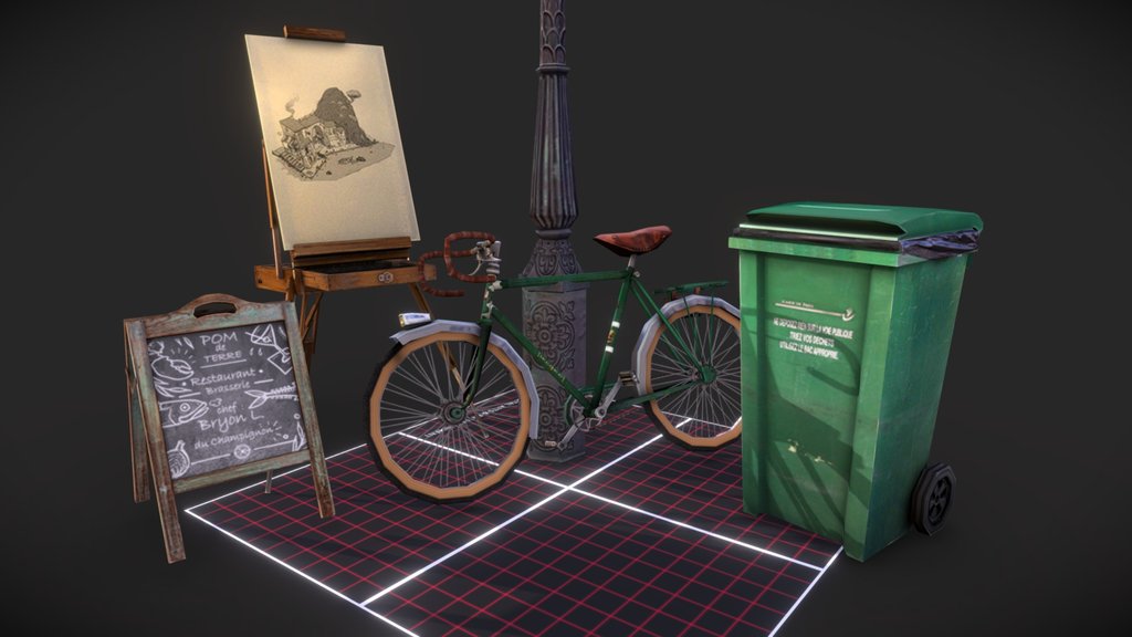 Streets of Montmartre prop preview