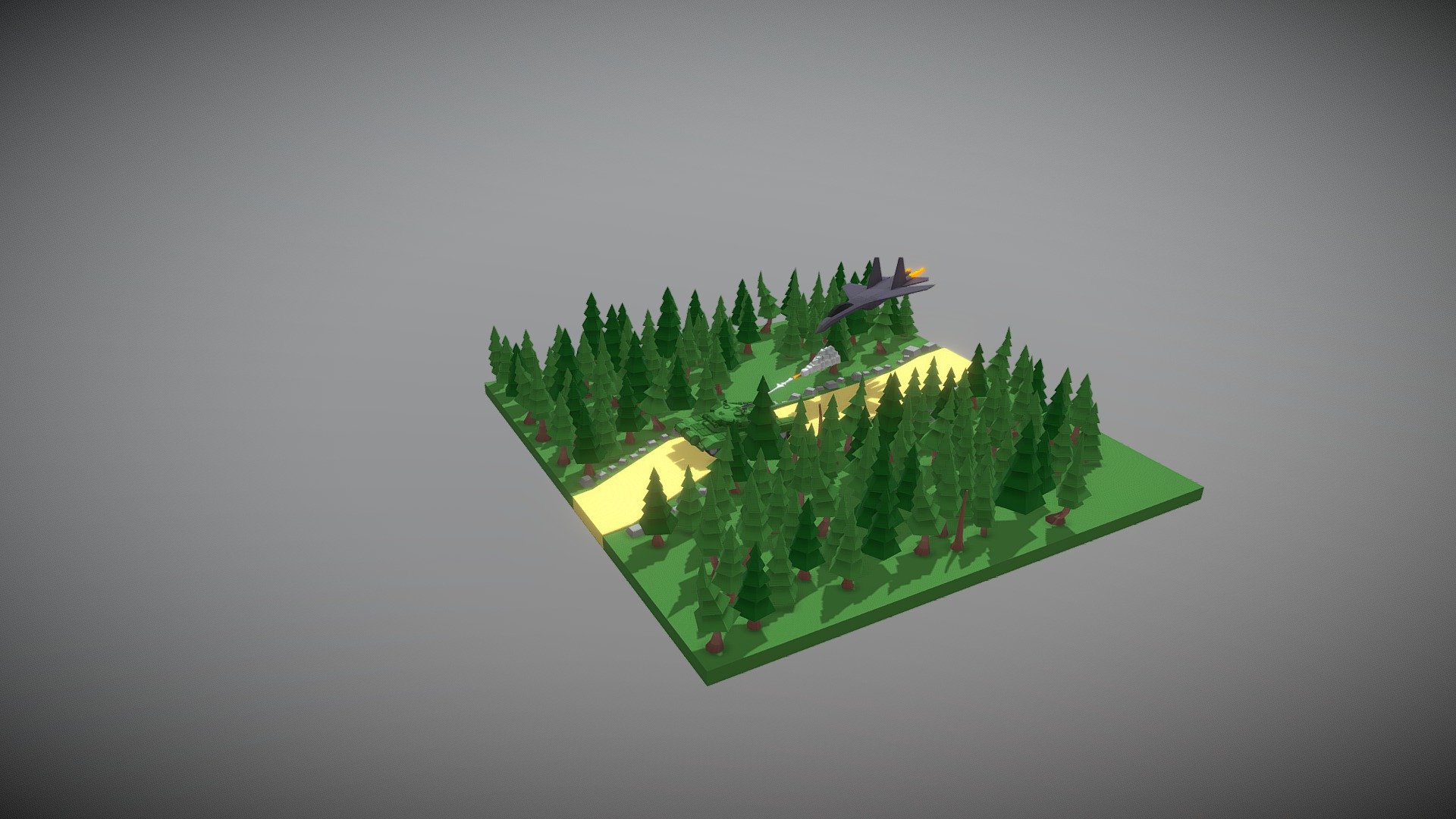 Diorama B1 - 3D Model By StarLQ (@qwerty123451111) [6e56795] - Sketchfab