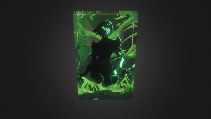 Valorant viper card 3D Model
