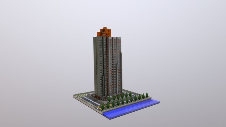 Mei Pak Court, Hong Kong | 香港沙田美柏苑 3D Model