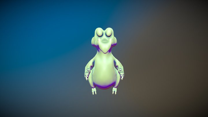 crocodile swampy 3D Model