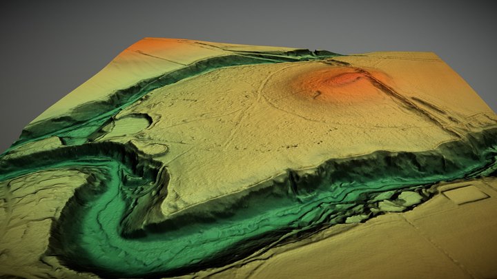 Tedbury Camp, Somerset (UK) – Kostenloses 3D-Modell STL