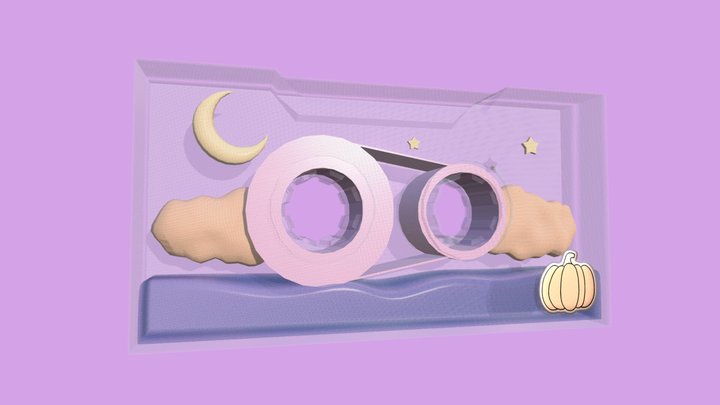 Cute cassette 3D Model