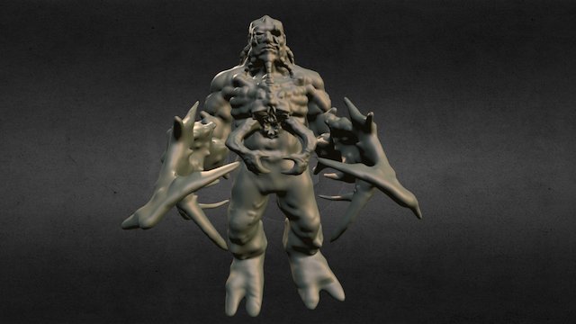 Mutant creature 3D Model